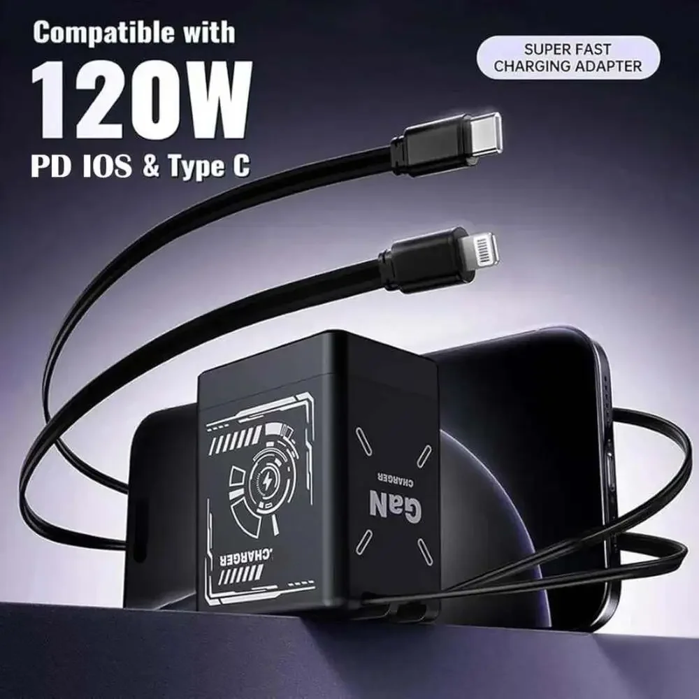 Shenzhen Xiongzhixin Technology NC-222 GaN Retractable Cable Charger
